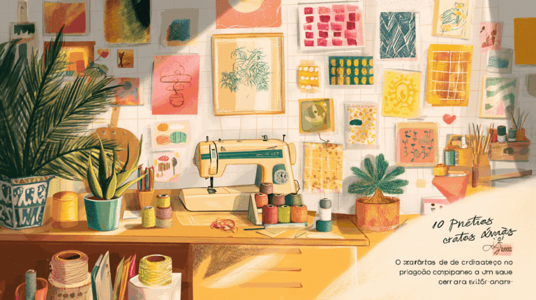 10 Projetos de Artes e Ofícios para Transformar Seu Espaço Criativo