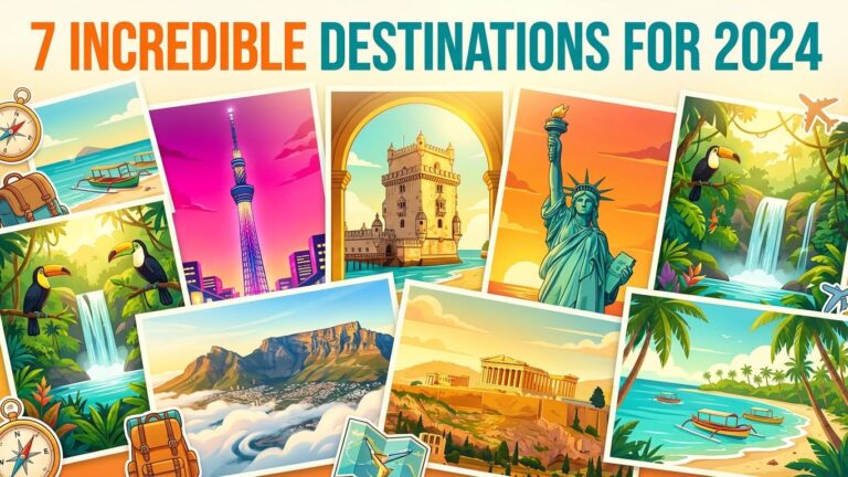 Os 7 Destinos Mais Incríveis para Viajar em 2024